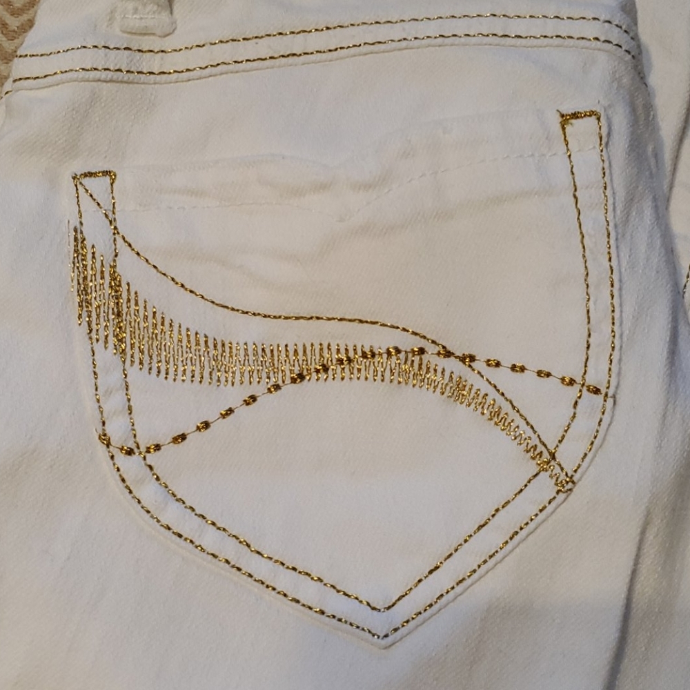 Armani Exchange off white jeans